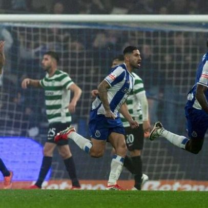 Sporting empata com o Porto no último minuto e mantém a luta pelo título
