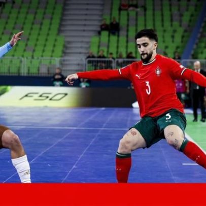Portugal vence Bélgica e avança às meias-finais do Europeu de futsal