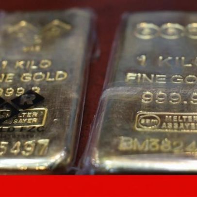 Ouro e prata registram fortes quedas no mercado