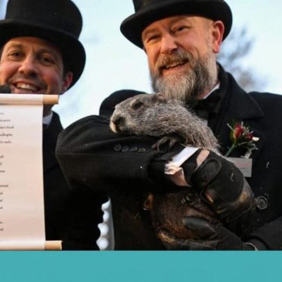 Predição de marmota aponta mais seis semanas de Inverno