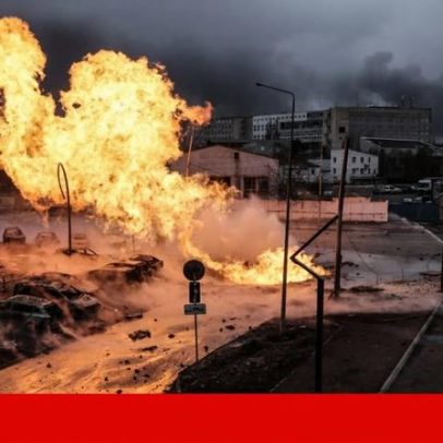 Kiev é alvo de ataques de mísseis russos
