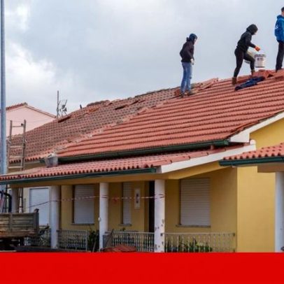 Mau tempo persiste, Leonardo a caminho, linha do Norte reaberta