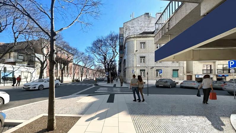 Primeira fase das obras de requalificação da Rua Ferreira Borges durará até Agosto