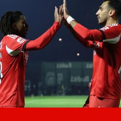 Benfica atrasado no campeonato, mas invicto na elite das Ligas europeias