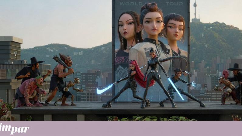 As personagens do filme Guerreiras do K-Pop vão tornar-se Legos
