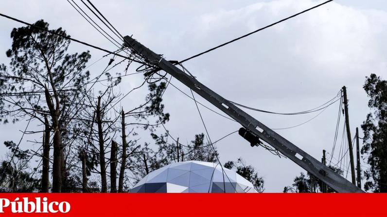 Tempestade *Kristin* causou estragos à rede de electricidade