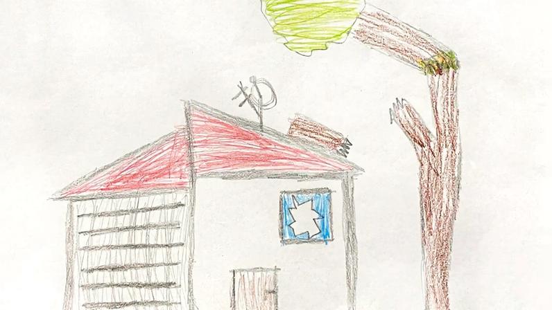 As crianças projectam-se no desenho e nas brincadeiras, simulando as catástrofes ou os cuidados que queriam ter recebido