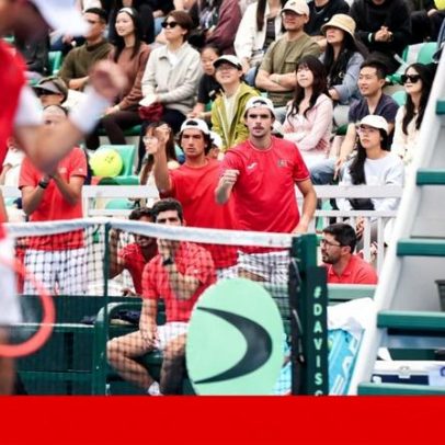 Taça Davis: Portugal perde para a China e desce à terceira divisão