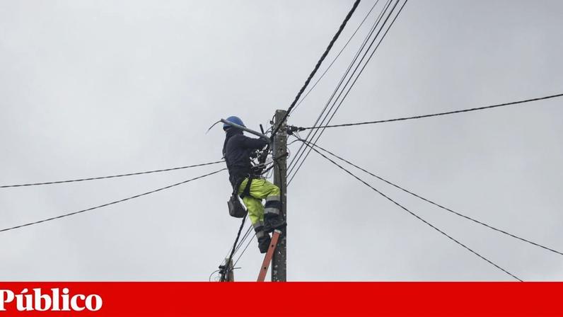 Técnicos da E-Redes têm tido muito trabalho nos últimos dias devido ao mau tempo
