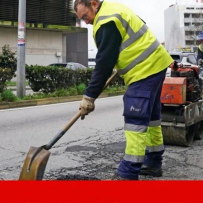 Estradas de Braga parecem percurso lunar; Câmara apresenta plano de 19 milhões