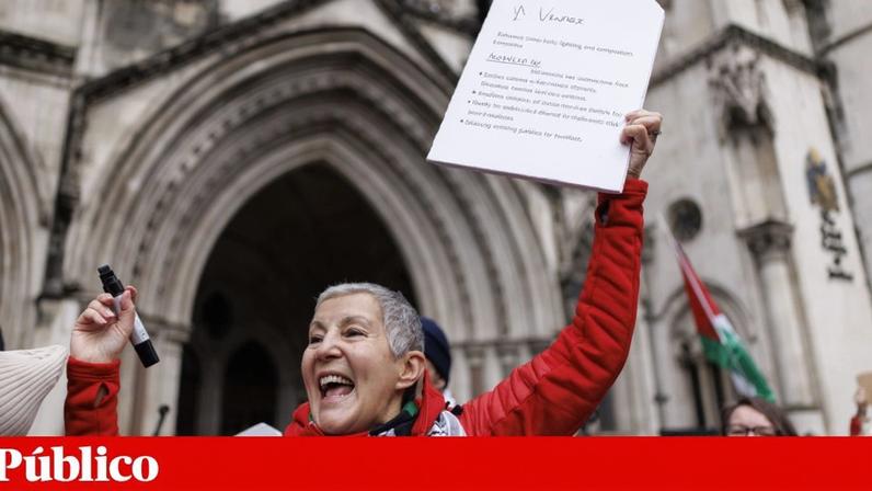 Apoiantes da Palestine Action celebraram nas ruas a decisão do tribunal, mesmo que ainda falte o recurso