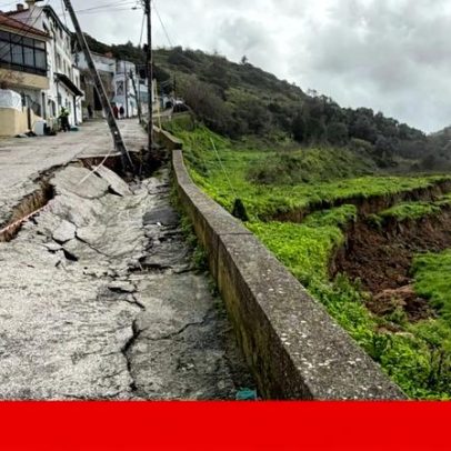 Movimentos de terrenos em Porto Brandão obrigam evacuação de 500 pessoas