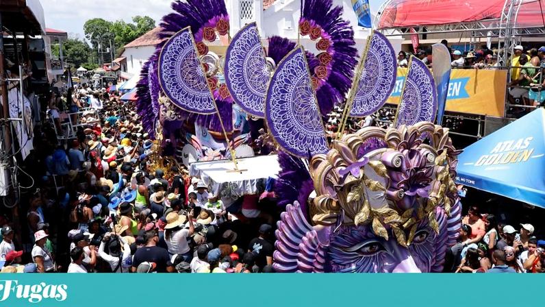 As tunas expõem os seus carros alegóricos, verdadeiros caleidoscópios de cores, e a música agita corpos que vendem energia