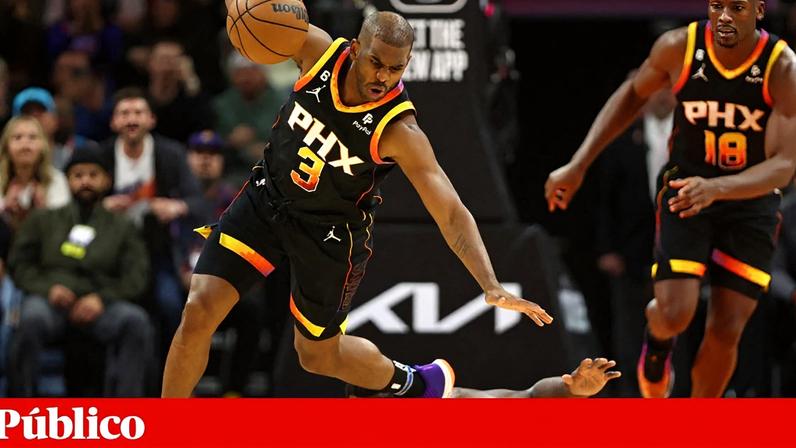 Chris Paul em acção na NBA