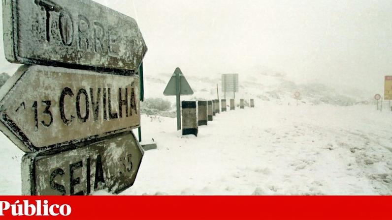Acesso à Torre está encerrado em algumas estradas pela acumulação de neve