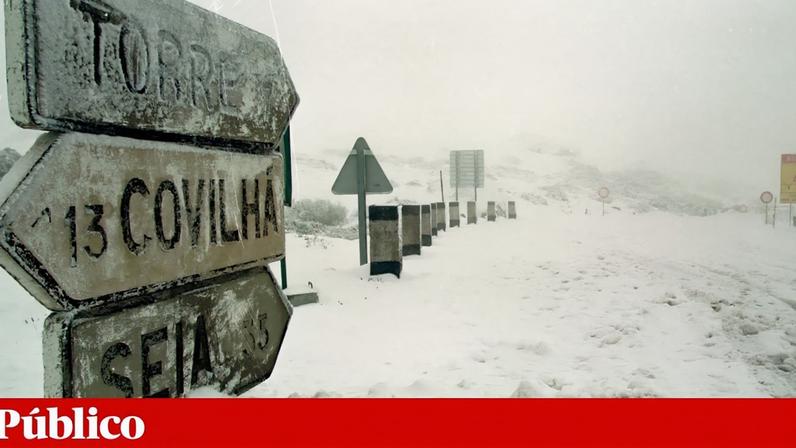 Acesso à Torre está encerrado em algumas estradas pela acumulação de neve