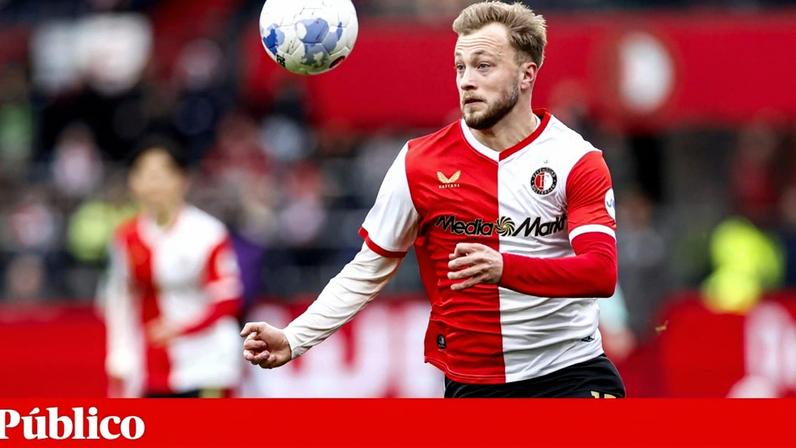Casper Tedgstedt em acção pelo Feyenoord