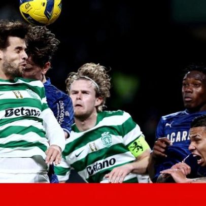 Golo de cabeça de Bragança salva Sporting
