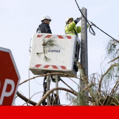Mau tempo: 11 mil clientes sem eletricidade nas localidades afectadas