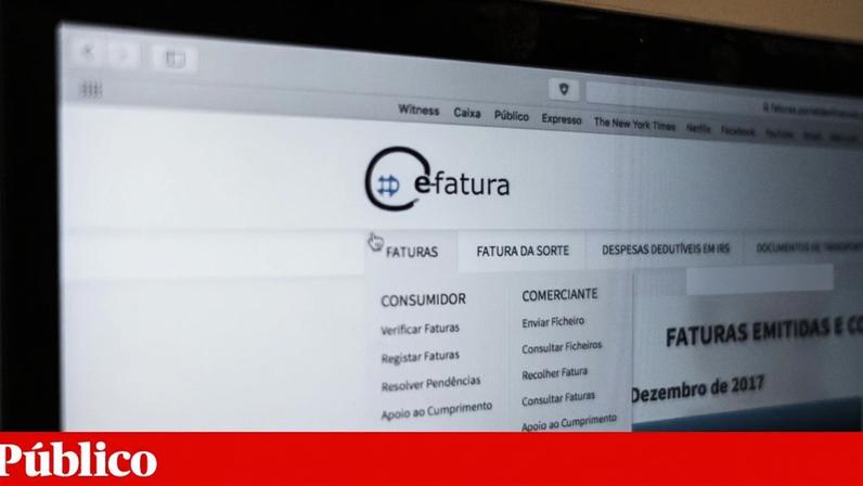 Contribuintes podem confirmar valores e validar documentos pendentes no portal online ou na aplicação para equipamentos móveis e-fatura