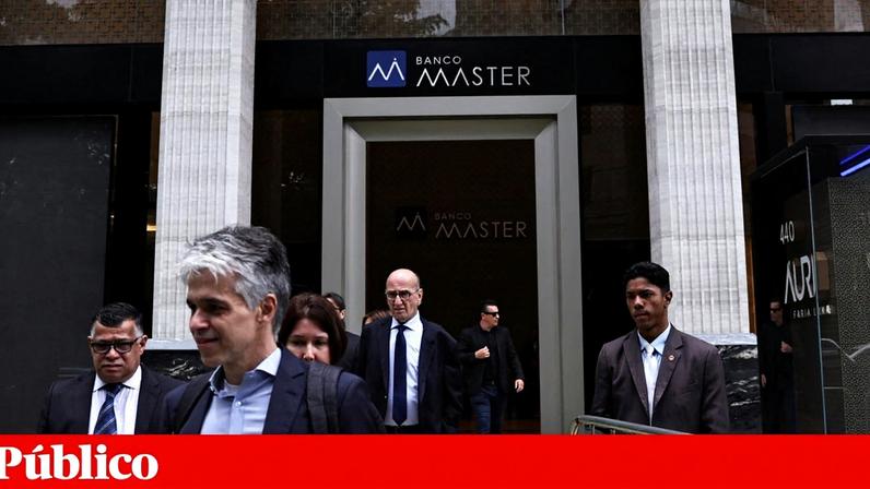 O Banco Master foi alvo de intervenção pelo supervisor em Novembro de 2025