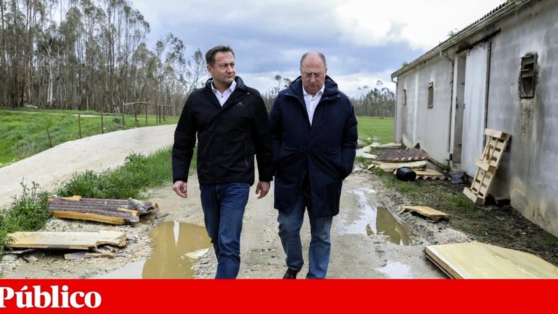Ministro da Agricultura com o comissário europeu para o sector