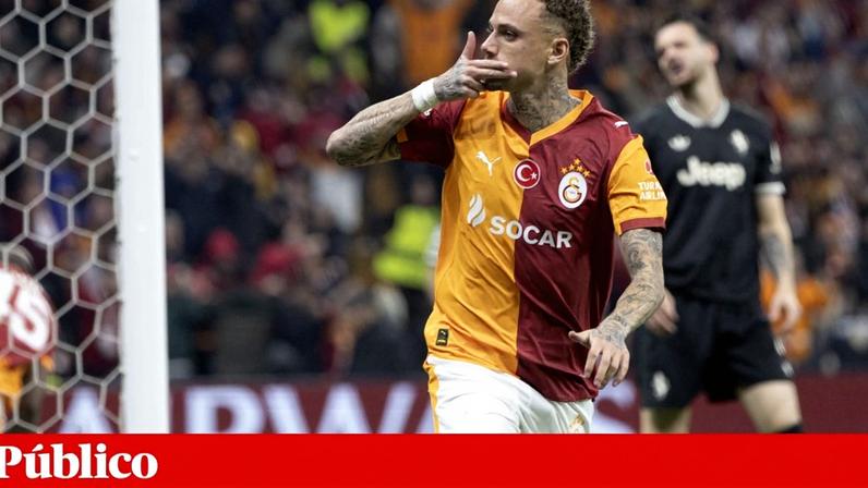 Noa Lang fez dois golos no triunfo do Galatasaray