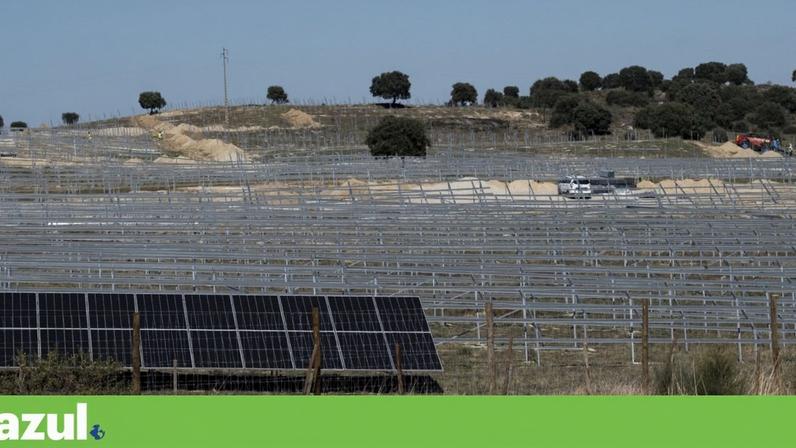 Projectos centrais fotovoltaicas dispararam no distrito de Castelo Branco (na foto, um projecto em construção de 2023)