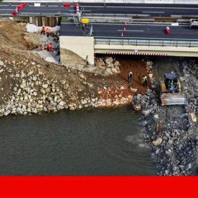 Brisa pretende reabrir nos dois sentidos metade da A1 que não desabou no Mondego