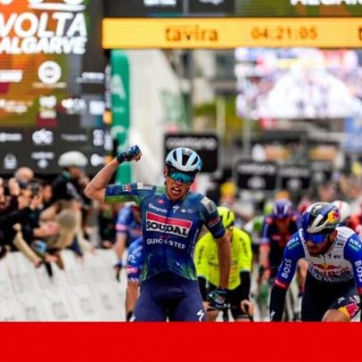 Paul Magnier lidera a 1ª etapa da Volta ao Algarve
