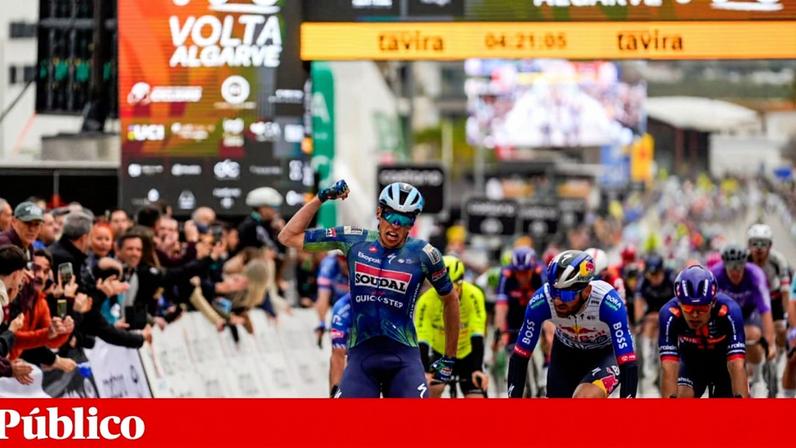 Paul Magnier lidera a 1ª etapa da Volta ao Algarve