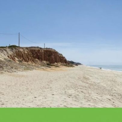 Tempestades no Algarve provocam erosão costeira acentuada