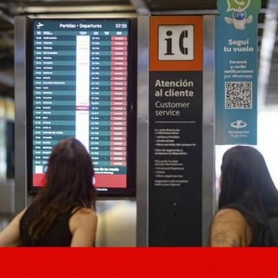 Milei apoia Trump em Washington durante greve geral na Argentina