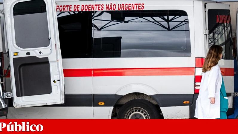 Incidente ocorreu durante o transporte de uma mulher do hospital de Portalegre para um hospital privado em Lisboa