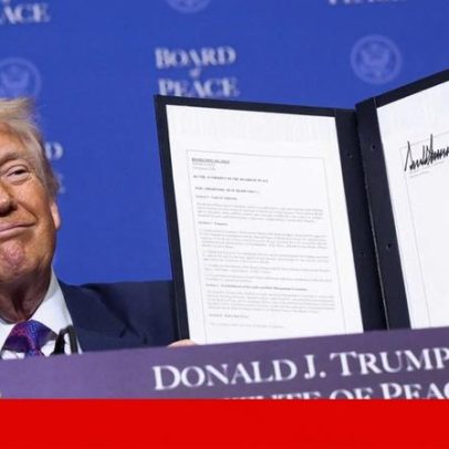 Trump diz que Conselho da Paz irá supervisionar as Nações Unidas