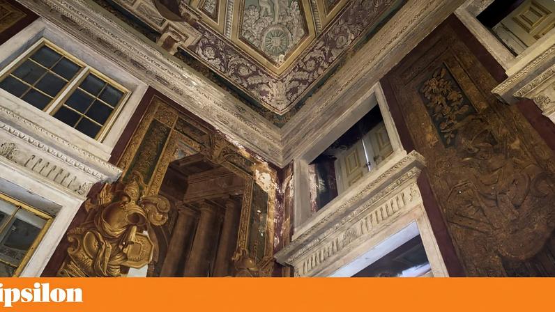 RG Rui Gaudêncio - 19 Fevereiro 2026 - Portugal, Lisboa - Mau tempo dos últimos dias e passagem de tempestades e depressões sucessivas, com chuva intensa e ventos fortes, provoca danos no Palácio Nacional da Ajuda. Infiltrações de água na Sala D. Joao IV. Público