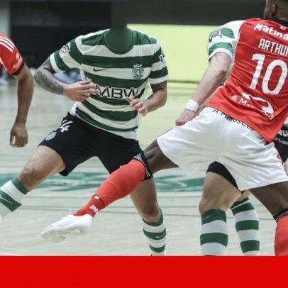 Benfica mantém invencibilidade no futsal ao empatar com Sporting