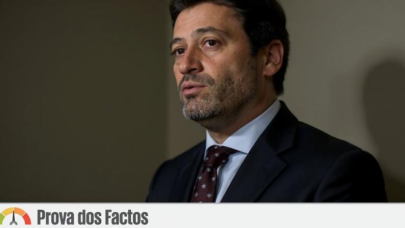 A frase de André Ventura é enganadora