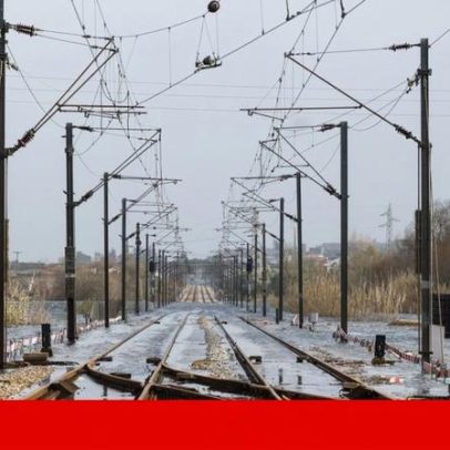 273 km de vias férreas interditadas por mau tempo; apenas 20 abrem para a semana