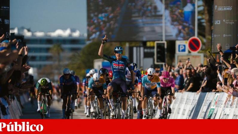 Paul Magnier voltou a vencer etapa ao sprint, desta vez na chegada a Lagos