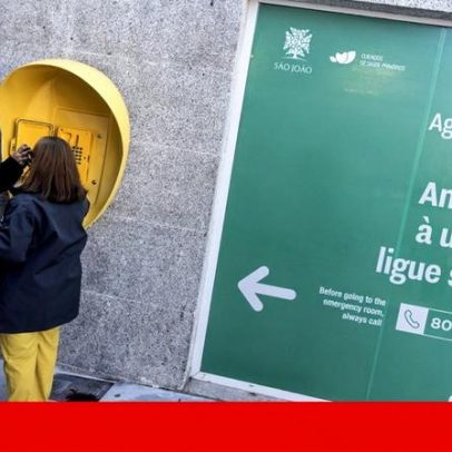 Idas à urgência caem de seis milhões; pandemia foi ainda mais baixa