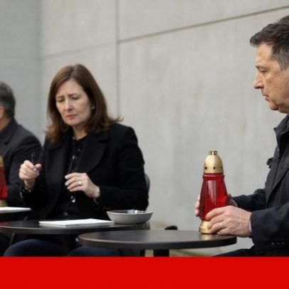 Líderes europeus ao lado de Zelensky homenageiam mortos da guerra