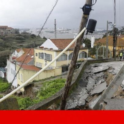 Perigo nas arribas de Almada persiste; danos significativos previstos