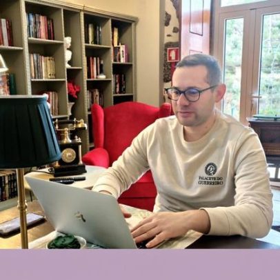 Javier, guerreiro espanhol, no interior de Portugal