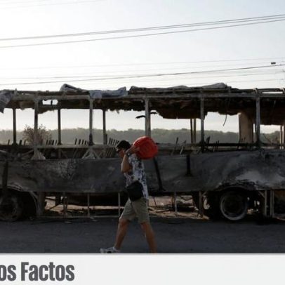 Imagem de edifícios e igreja em fogo no México, criada por IA, é falsa
