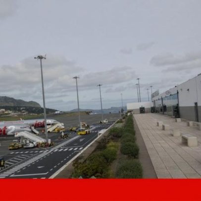 Vento forte afeta mais de 20 voos no aeroporto da Madeira