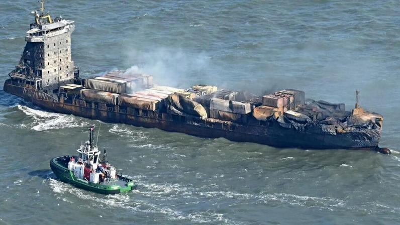 Solong um dia após colidir com o Stena Immaculate. Incidente ocorreu a 10 de março de 2025