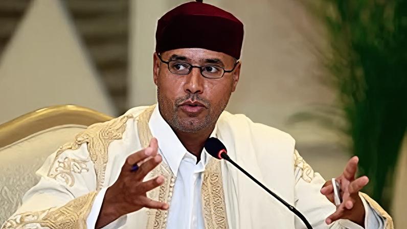 Saif al-Islam Kadhafi em Tripoli, na Líbia, a 12 de agosto de 2010.