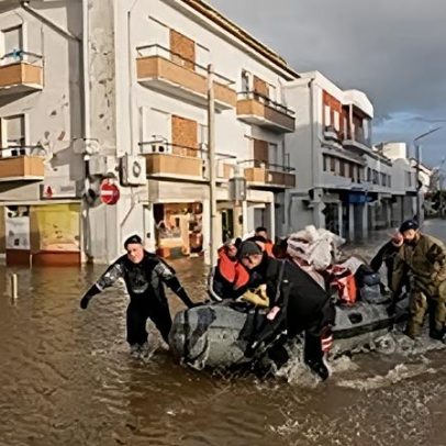 Cheias causam danos e interrupções em várias regiões