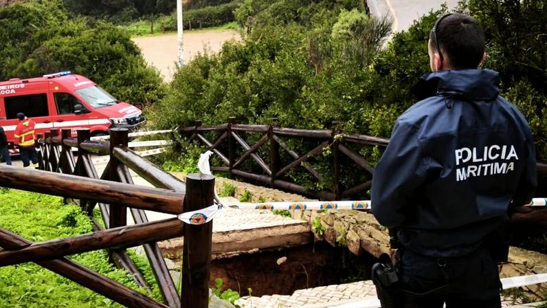 Chão colapsou e fez um ferido ligeiro